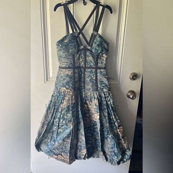 Ulla Johnson Kaia Floral Cotton Dress Sleeveless Waimea Womens Size 4 - Picture 6 of 12